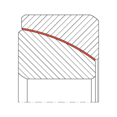 角接觸關(guān)節(jié)軸承 GE170-SW, 根據(jù) DIN ISO 12 240-2 標(biāo)準(zhǔn)，免維護(hù)
