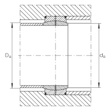 關節(jié)軸承 GE80-DO, 根據 DIN ISO 12 240-1 標準，需維護